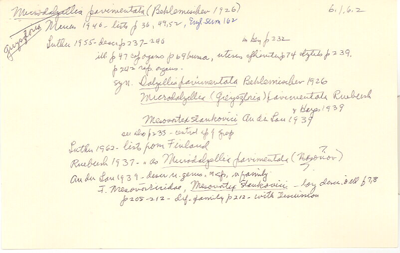 index card
