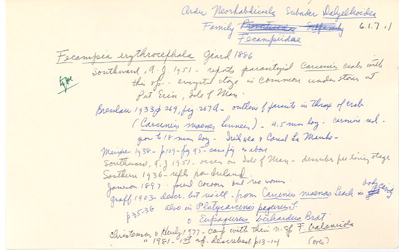 index card