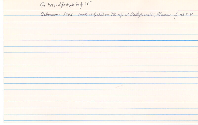 index card