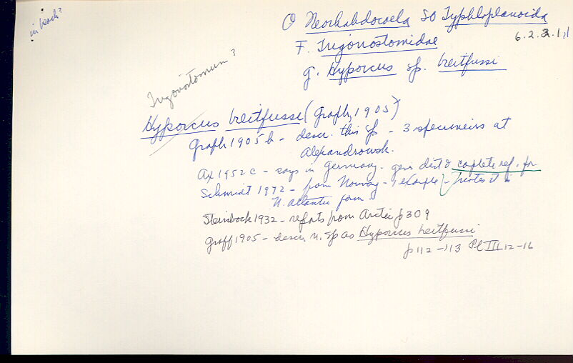 index card