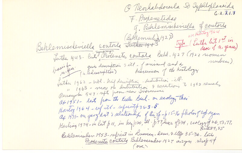 index card