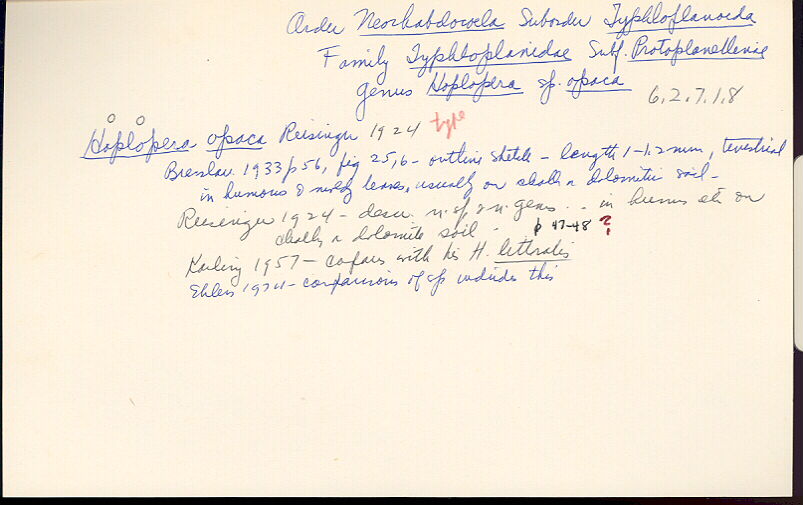 index card