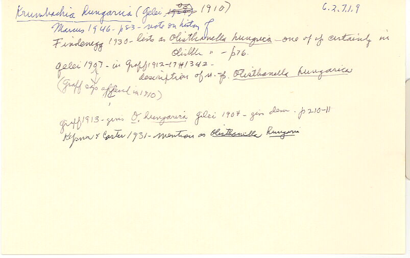 index card