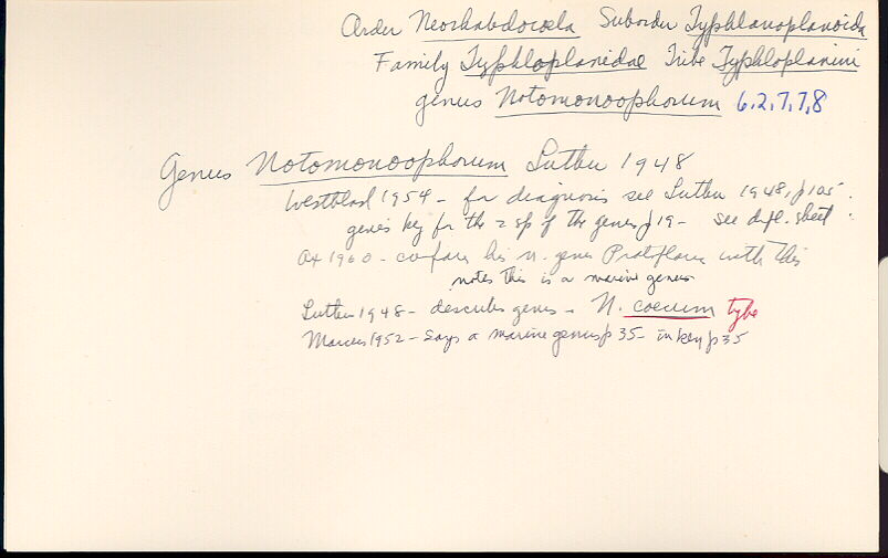 index card