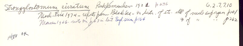 index card
