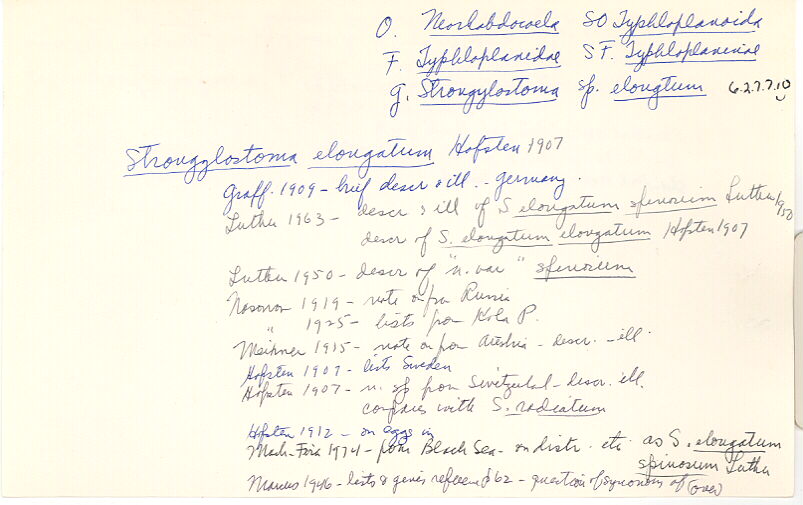 index card