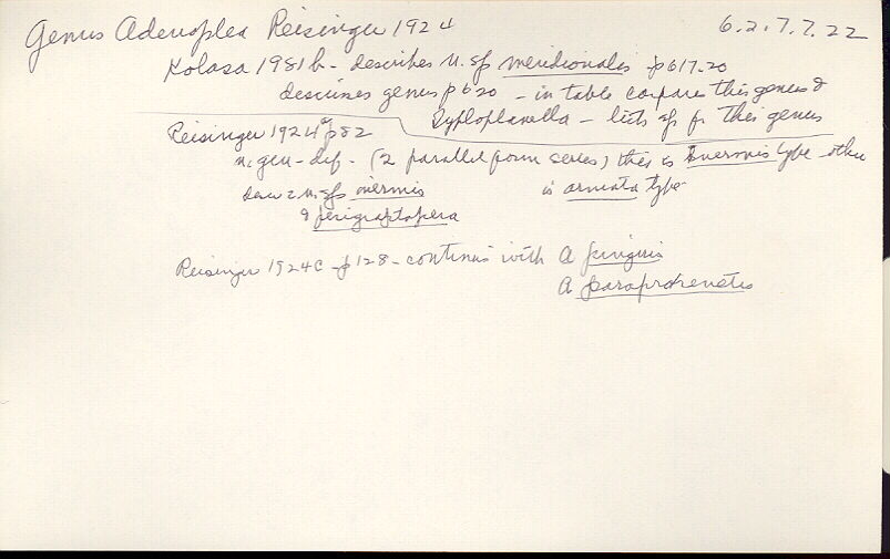 index card