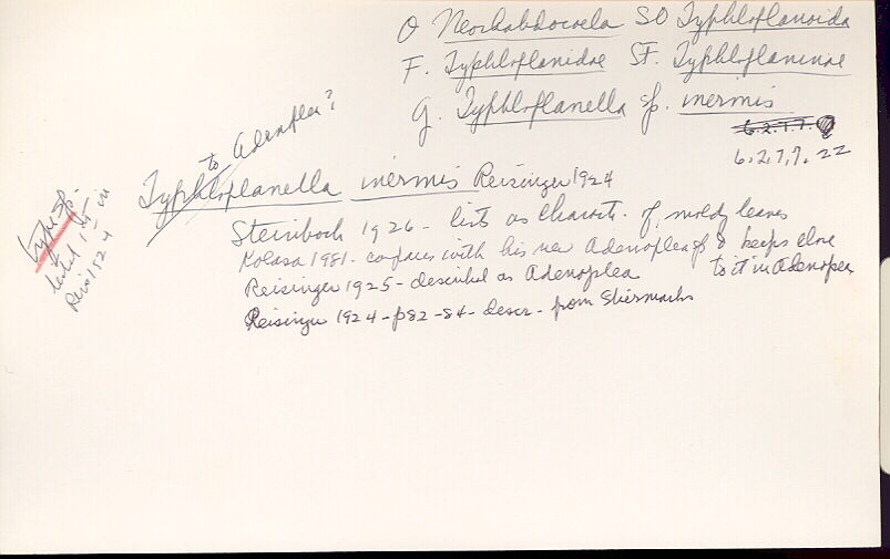 index card