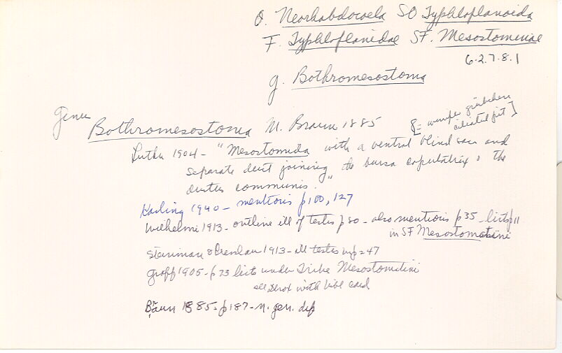 index card