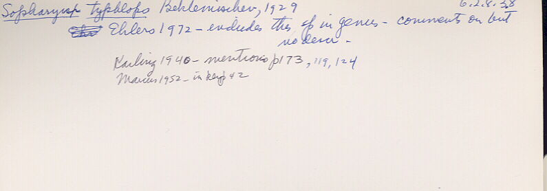 index card