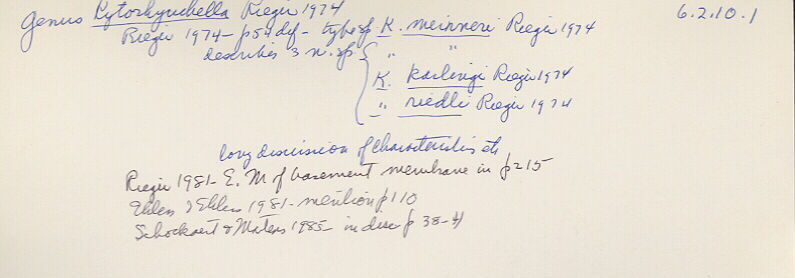 index card