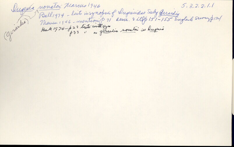 index card