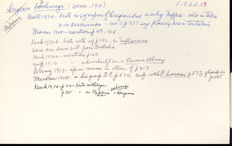 index card