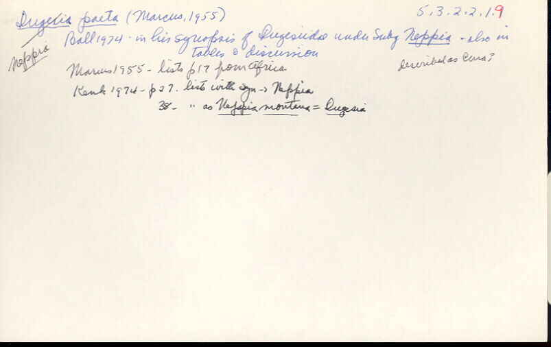 index card