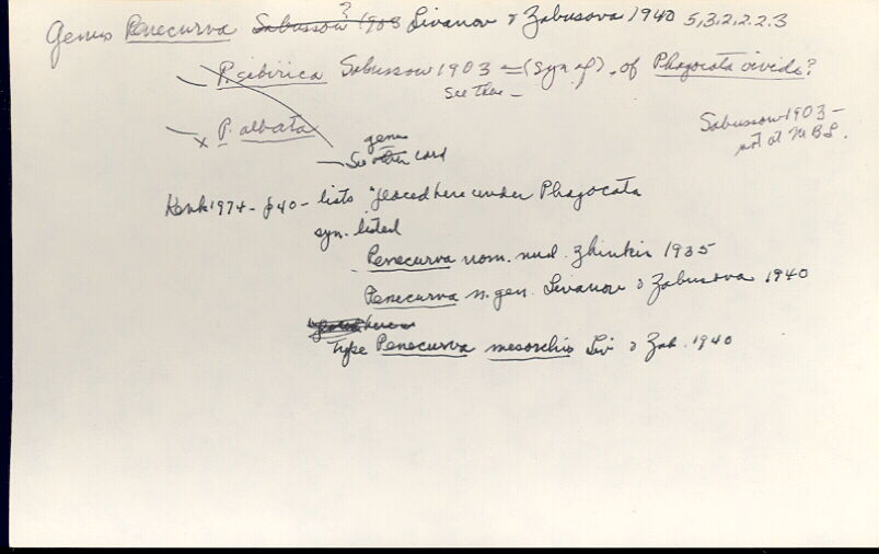 index card