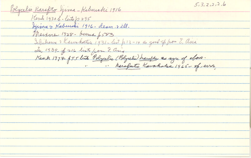 index card