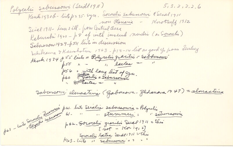 index card