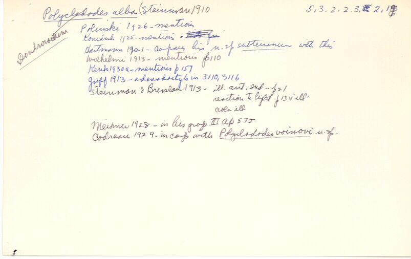 index card