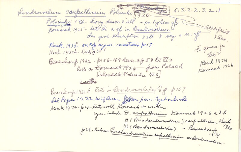 index card