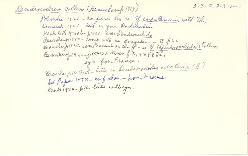 index card