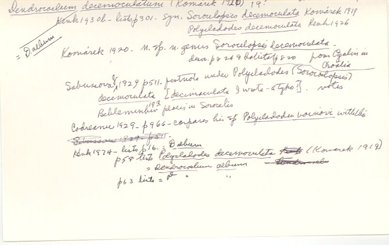index card