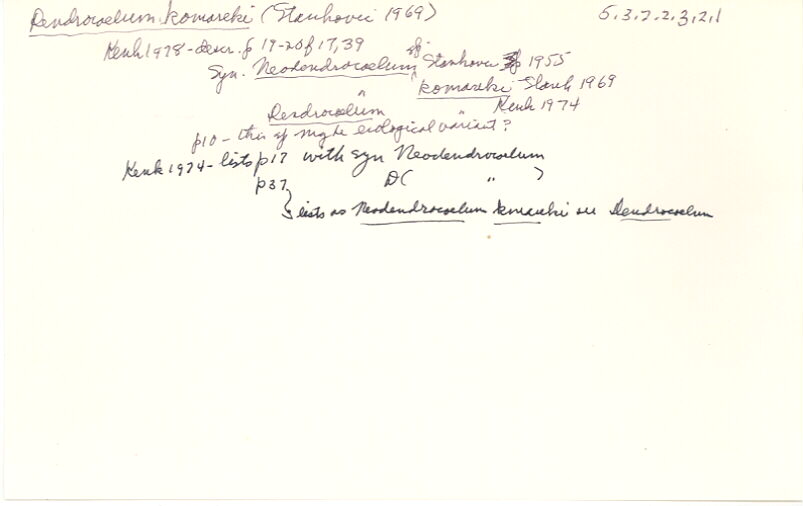 index card