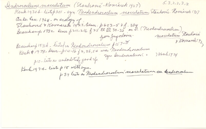 index card