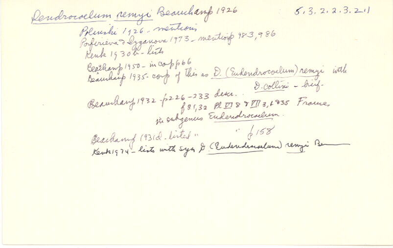 index card