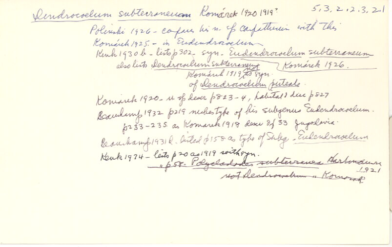 index card