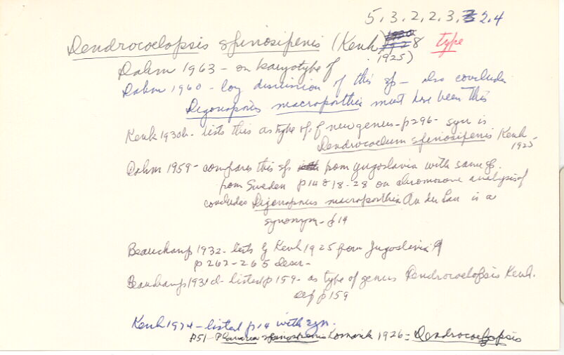 index card