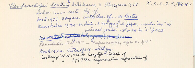 index card