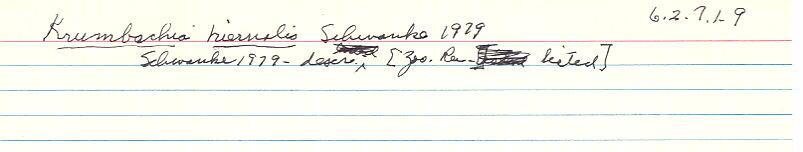 index card