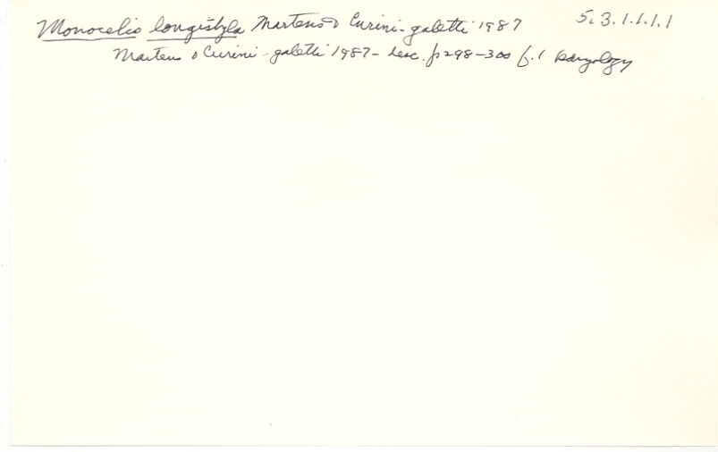index card