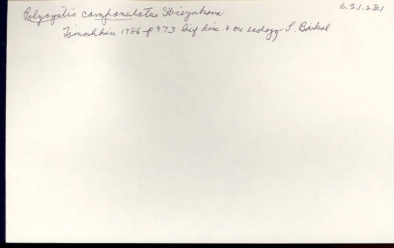 index card