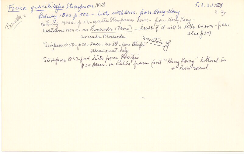 index card