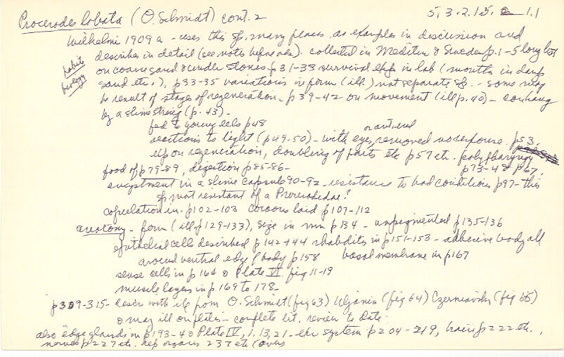 index card
