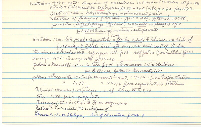 index card