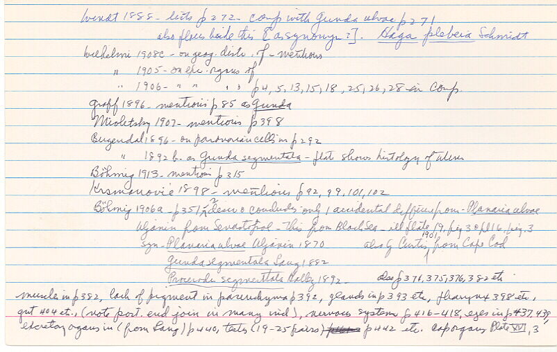 index card