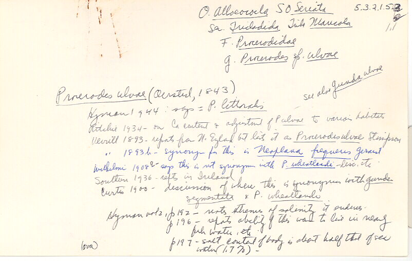 index card
