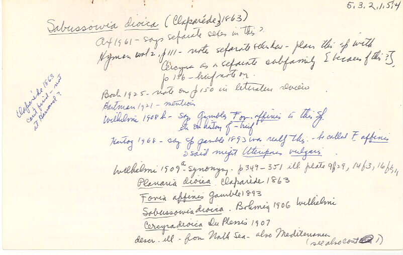 index card