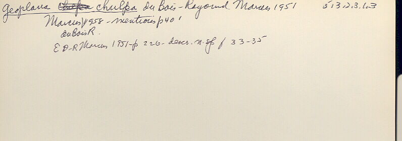 index card