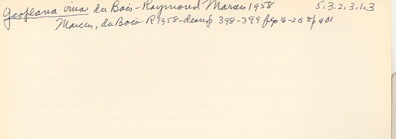 index card