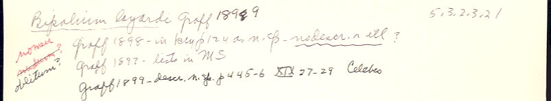 index card