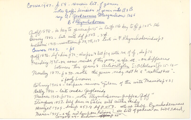 index card