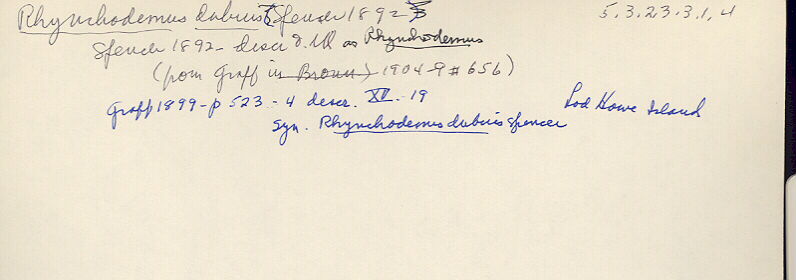 index card