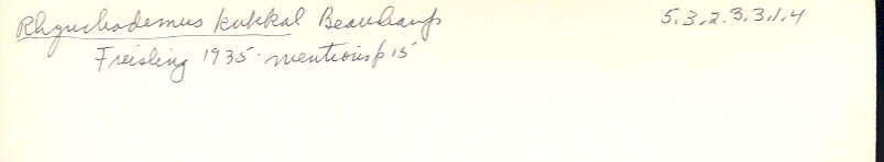 index card
