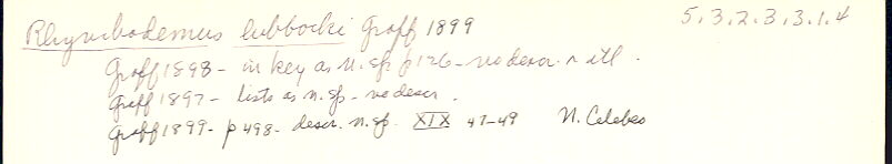 index card