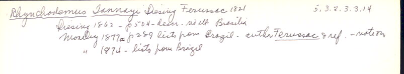 index card
