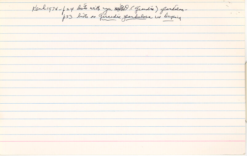 index card