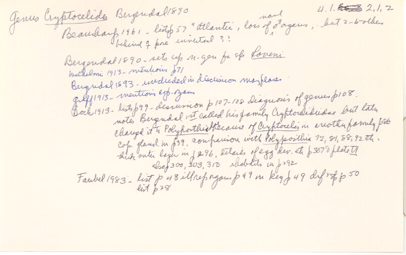 index card